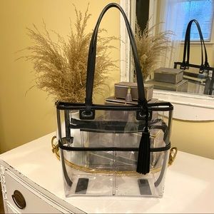 Vince Camuto Clear Tote